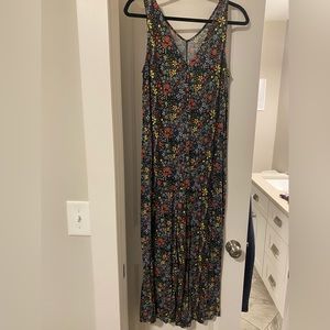 STORQ maternity floral mvp jumpsuit - size 3/ medium
